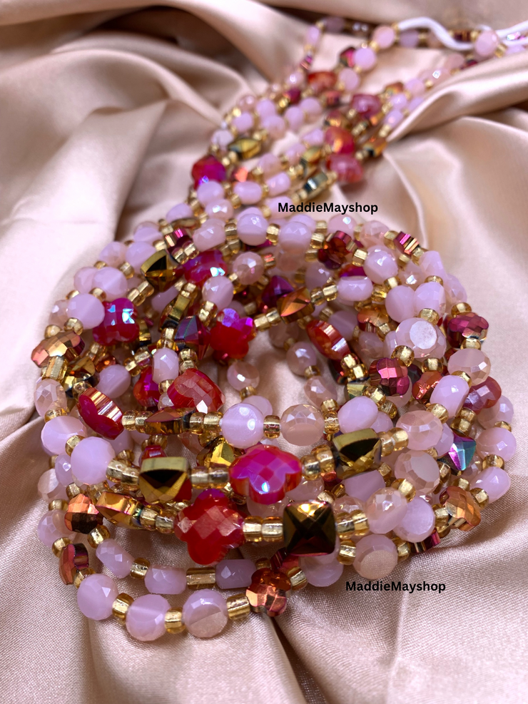 Rosa ~ Luxury Crystal Waist Beads
