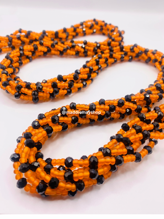 Ember Night~ crystal Waist Bead