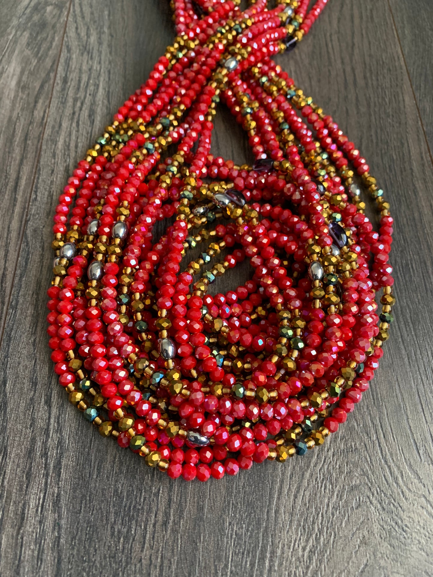 Sophia ~ Crystal Waist Bead