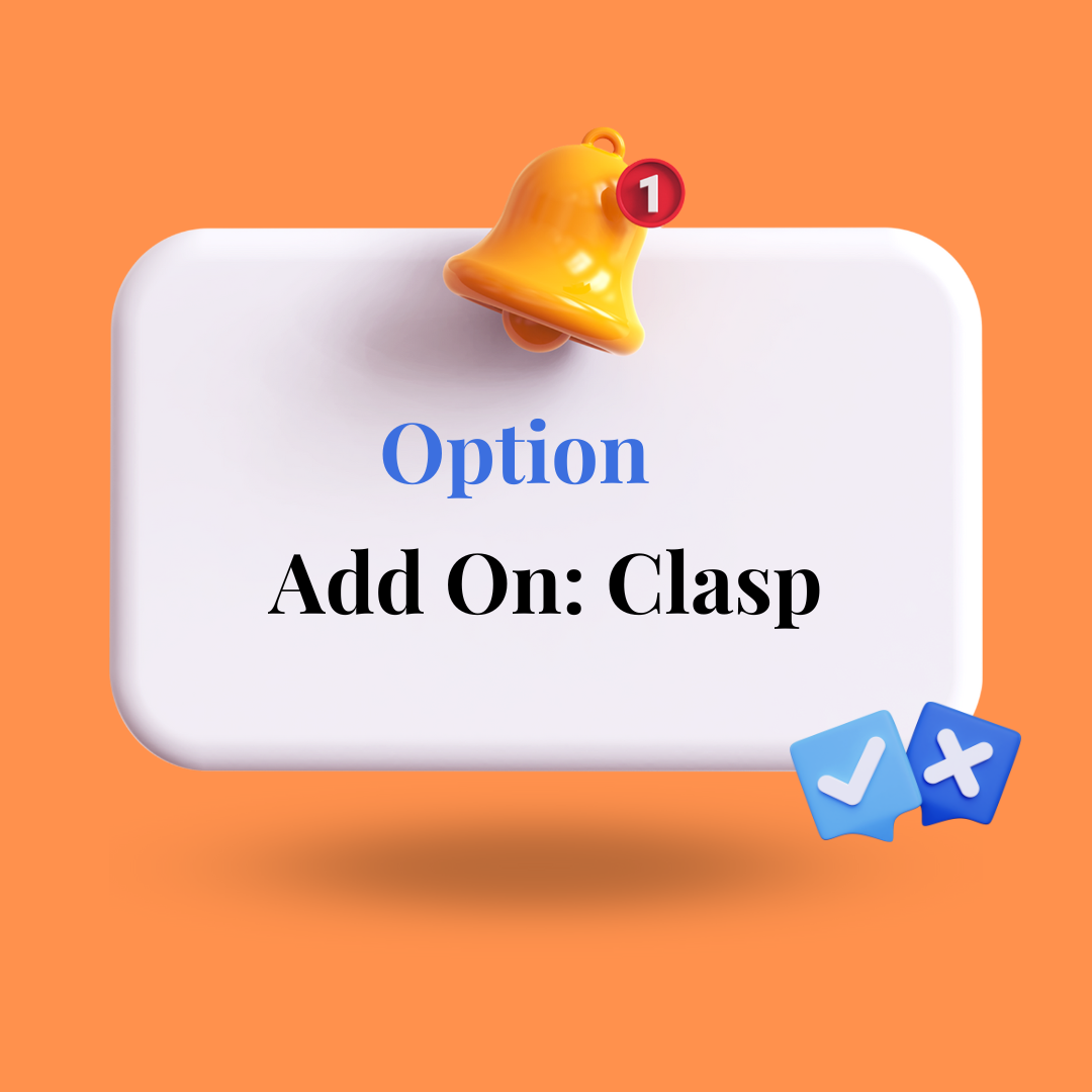 Clasp Add on Option