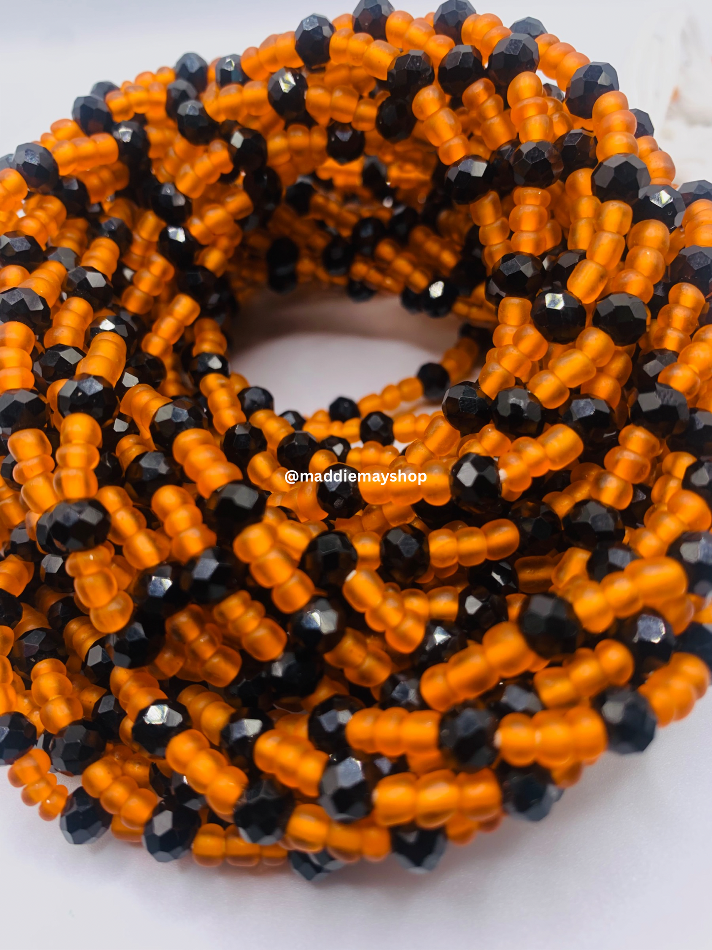 Ember Night~ crystal Waist Bead