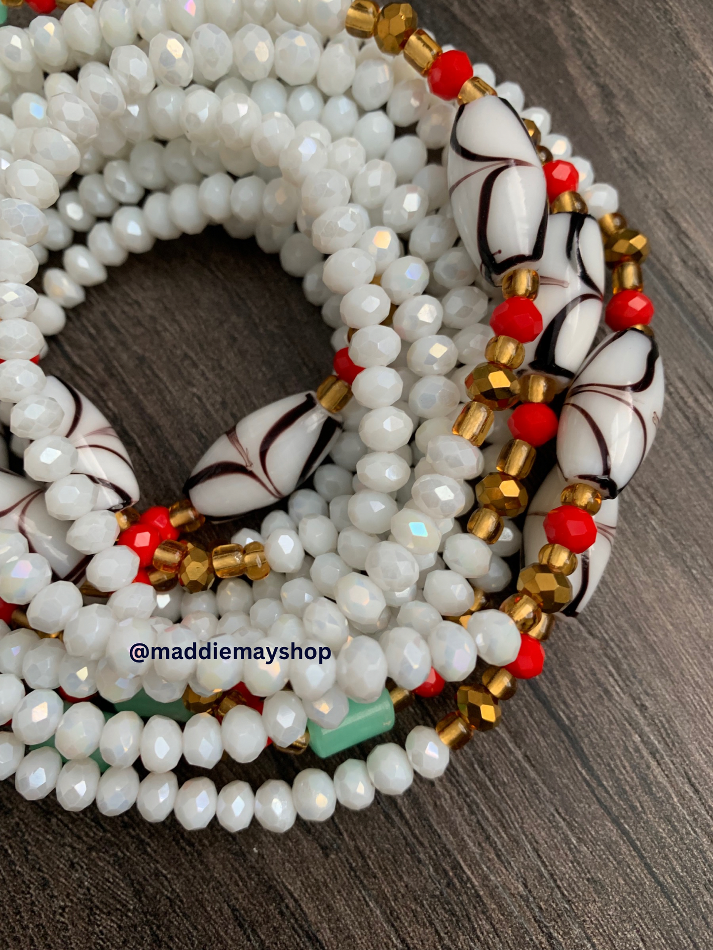 Margaret ~ Crystal Waist Bead