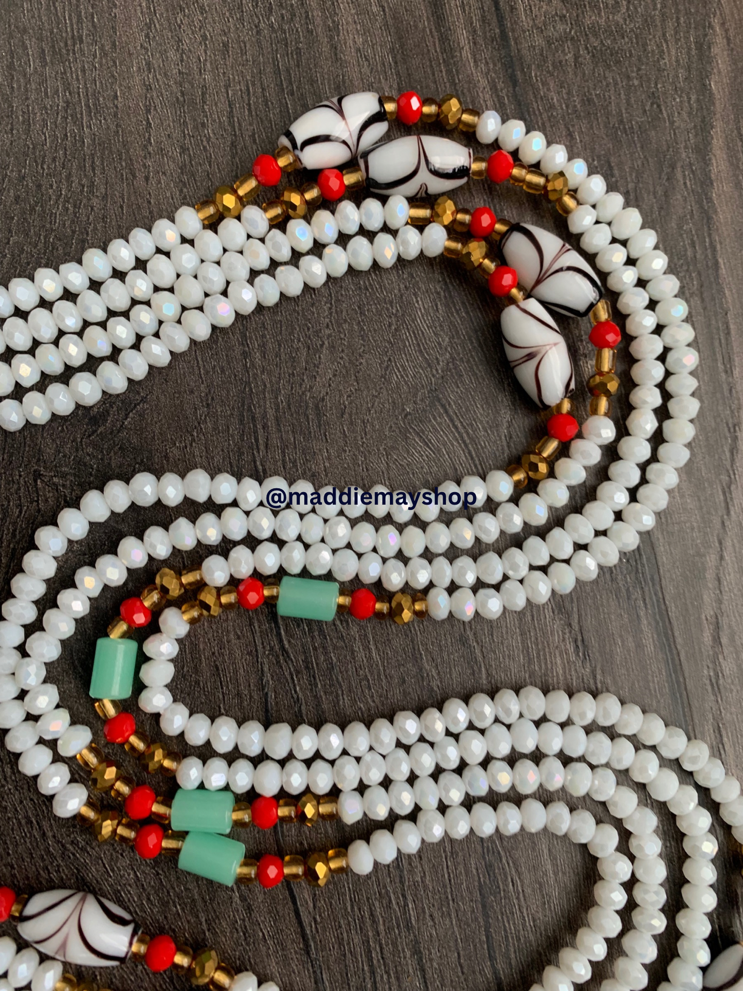 Margaret ~ Crystal Waist Bead