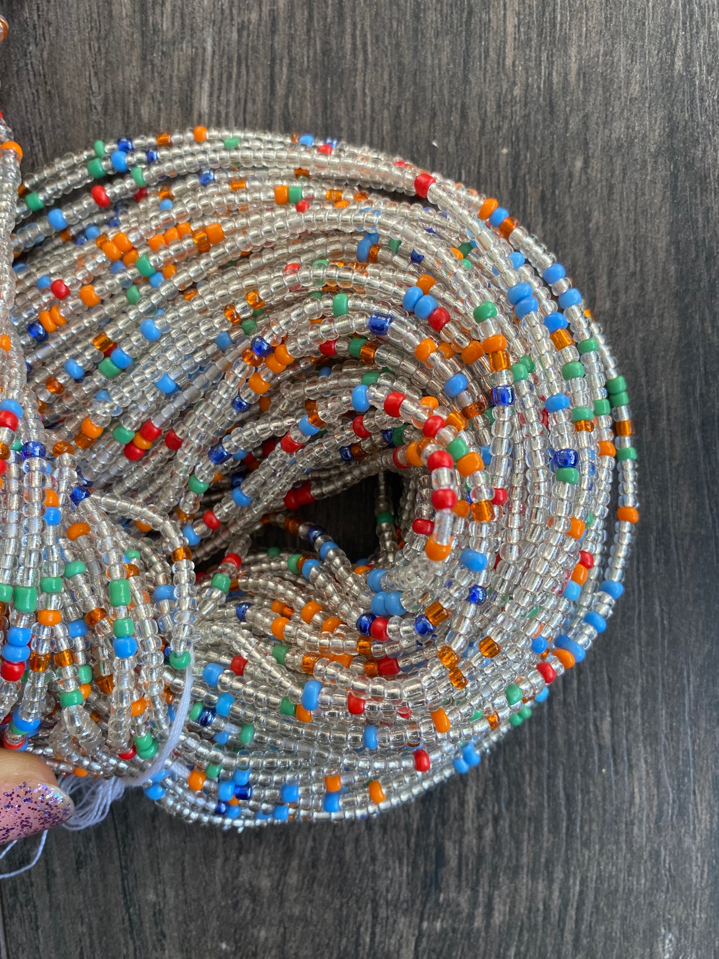 Vera -Colored Waist Bead