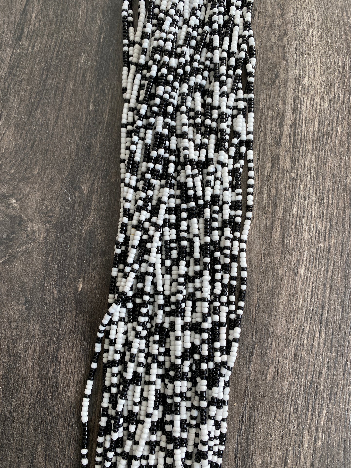 Zebra~ Waist Bead