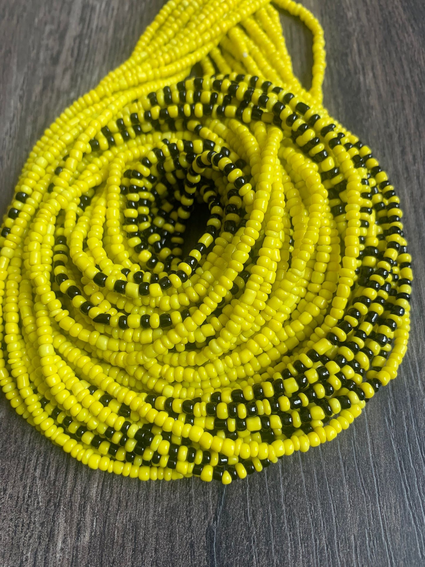 Yellow Waist Bead