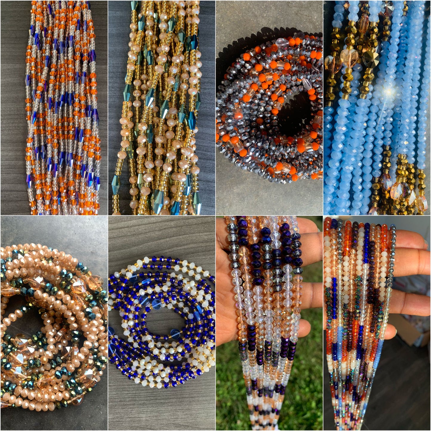 Wholesale Crystal Waist Beads