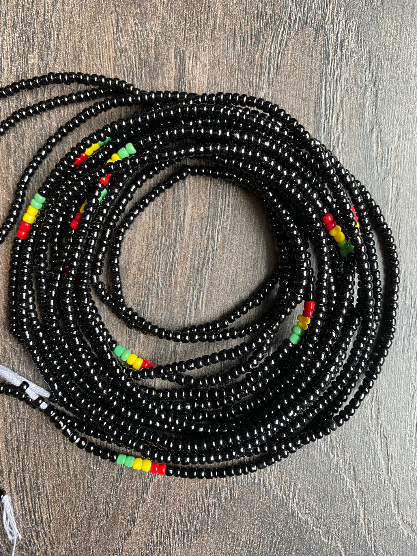 Rasta Waist Bead,