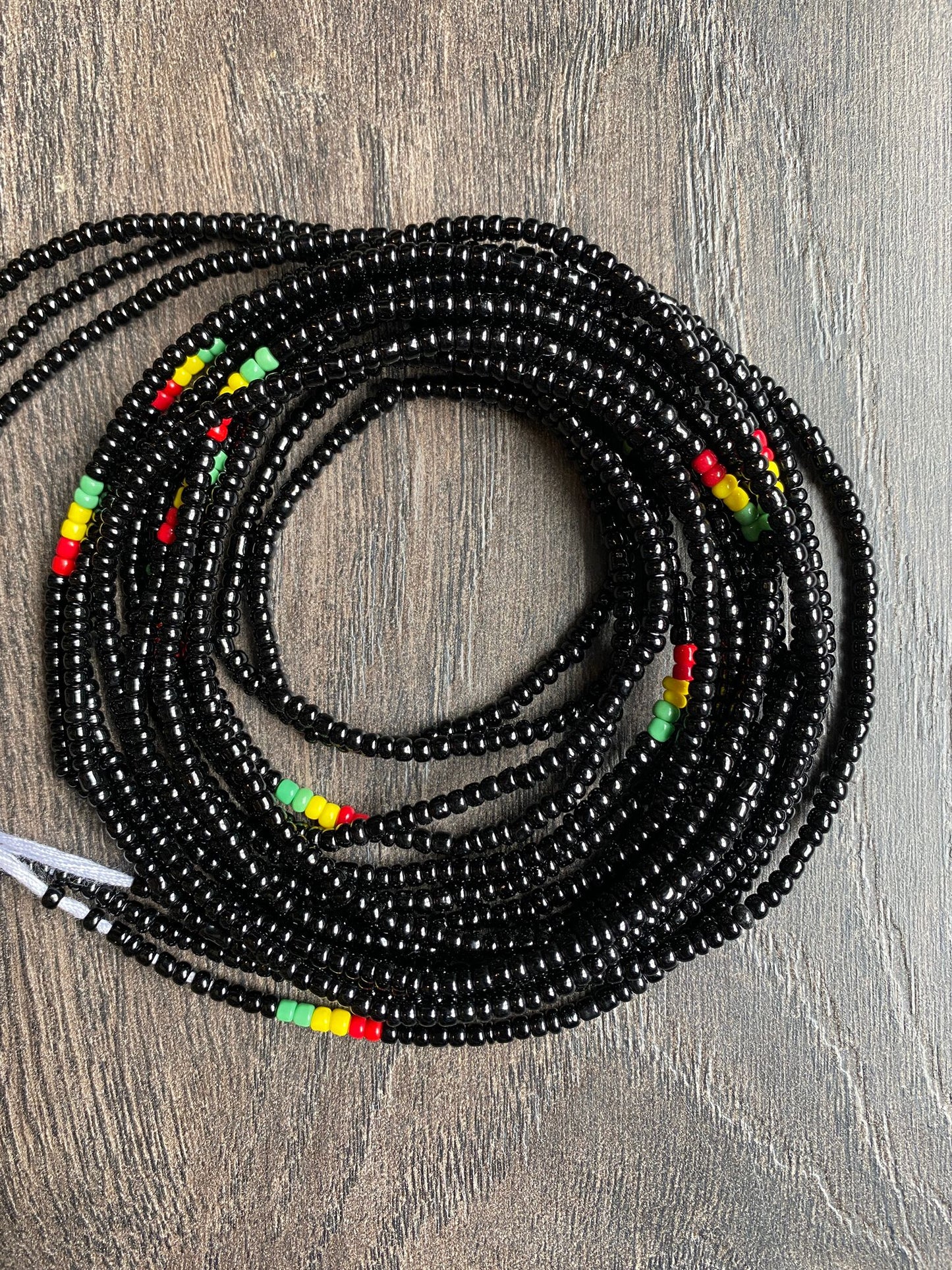 Rasta Waist Bead,
