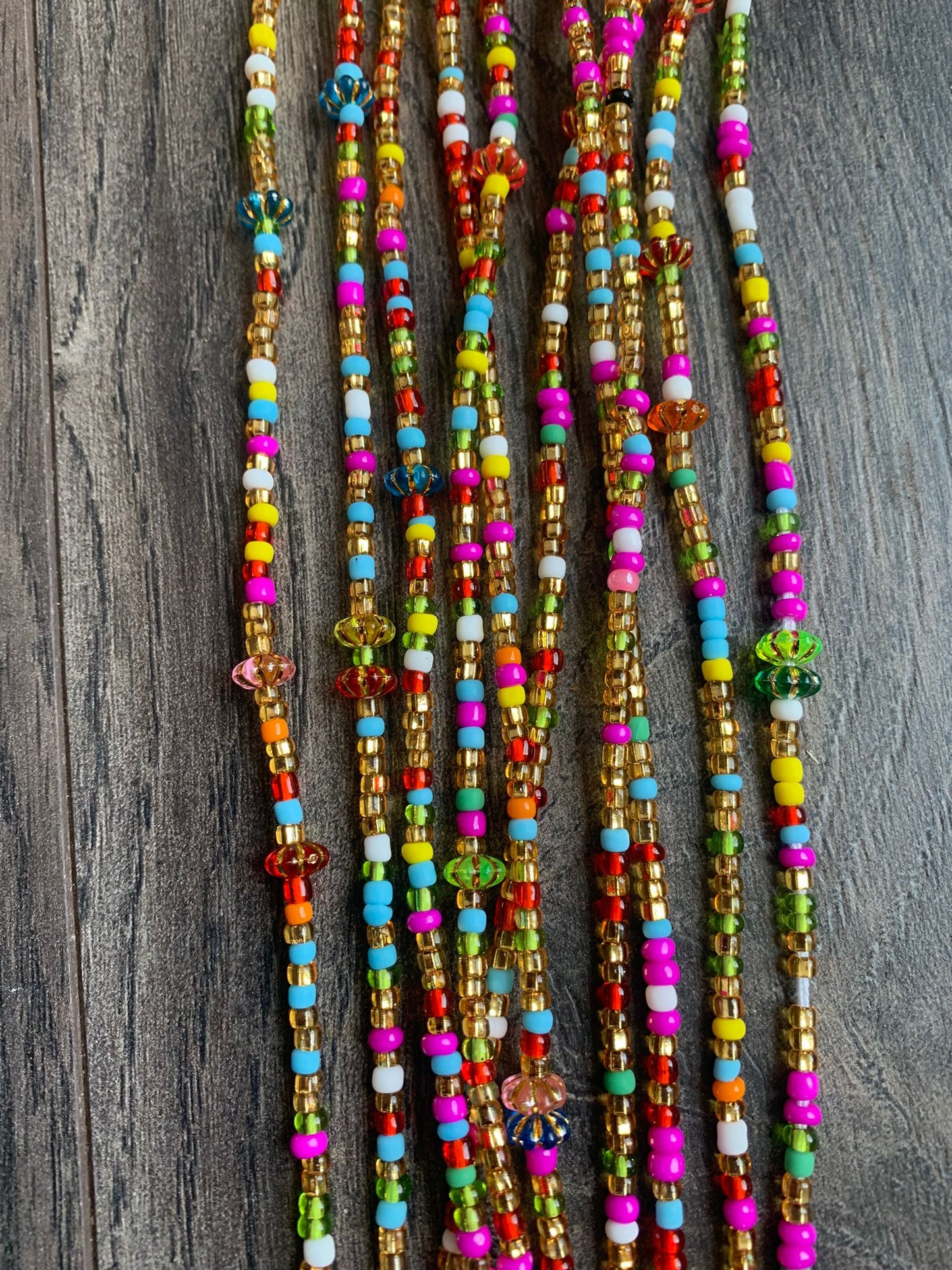 Lily~ Multi Colored Waist Bead
