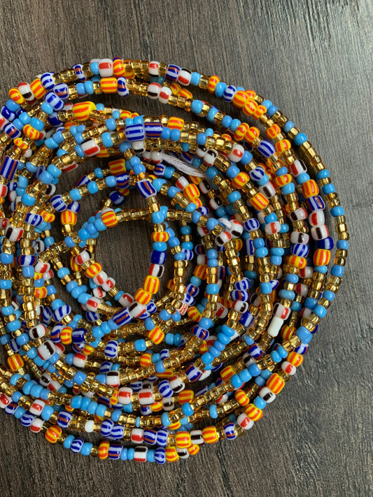 Multicolored Waist Beads