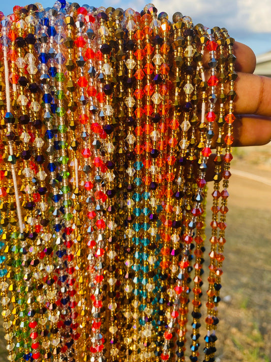 Wholesale Crystal Waist Beads 40”-50”