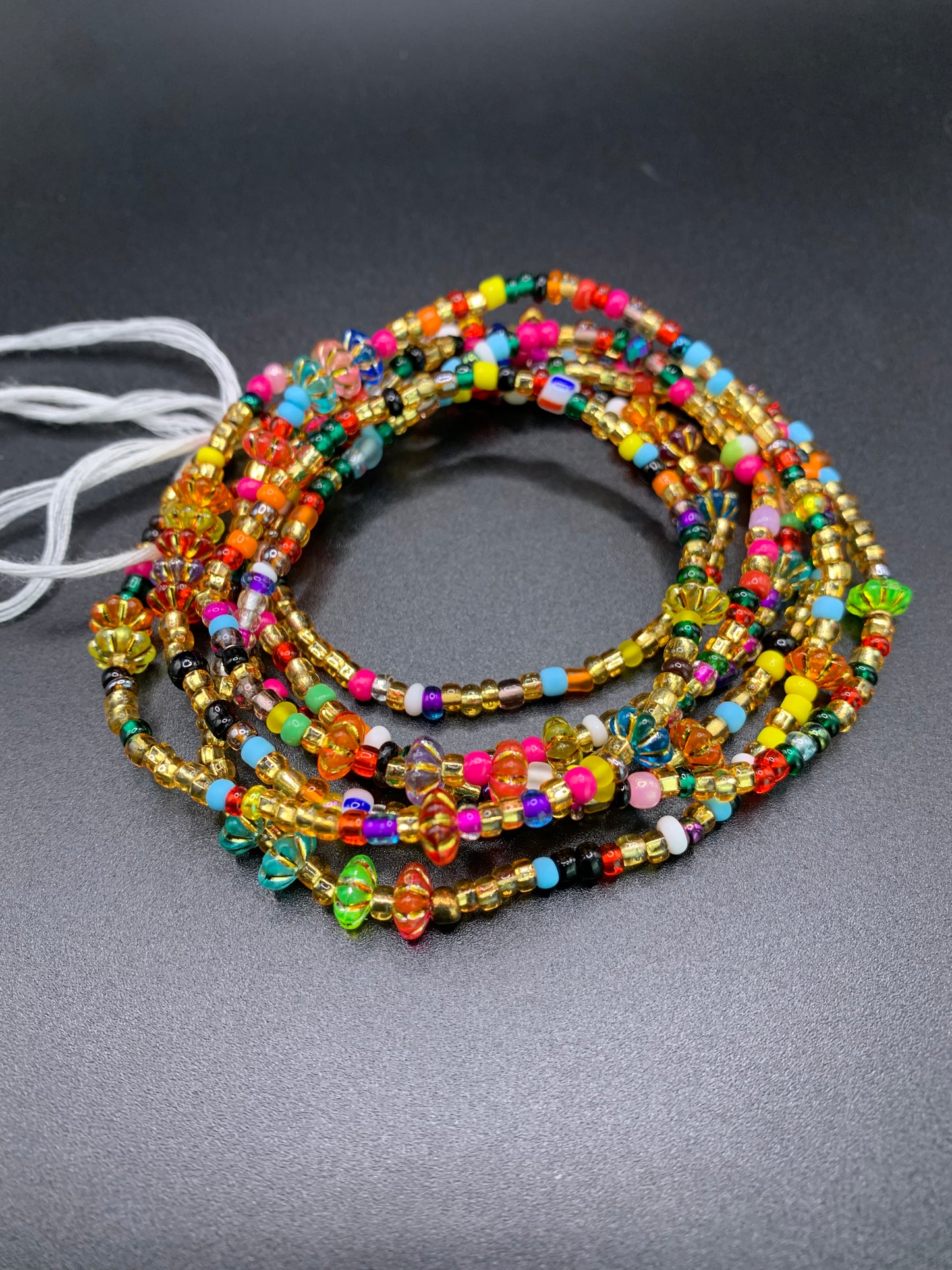 Lily~ Multi Colored Waist Bead
