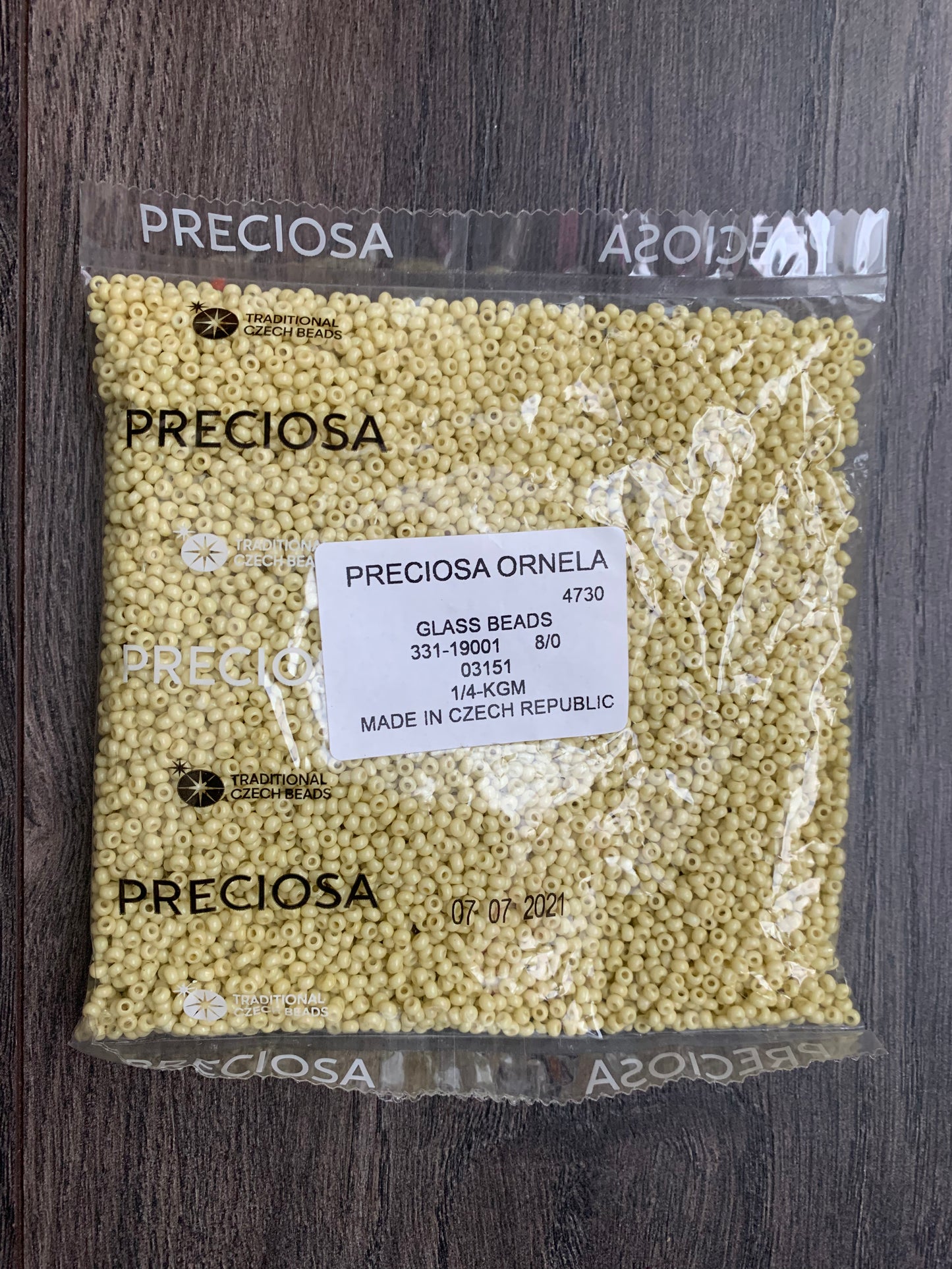 250grams Preciosa Czech Beads 8mm