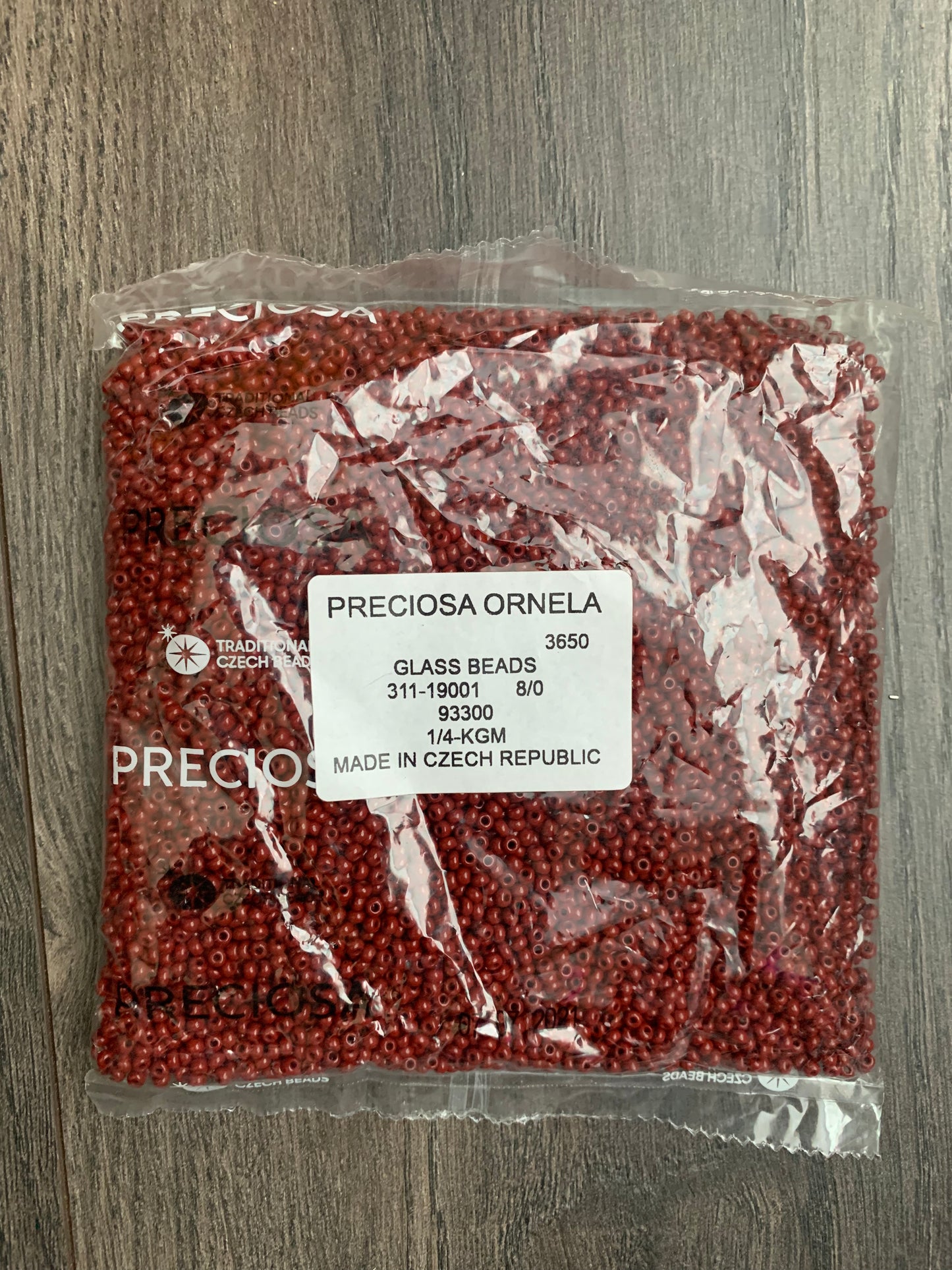 250grams Preciosa Czech Beads 8mm