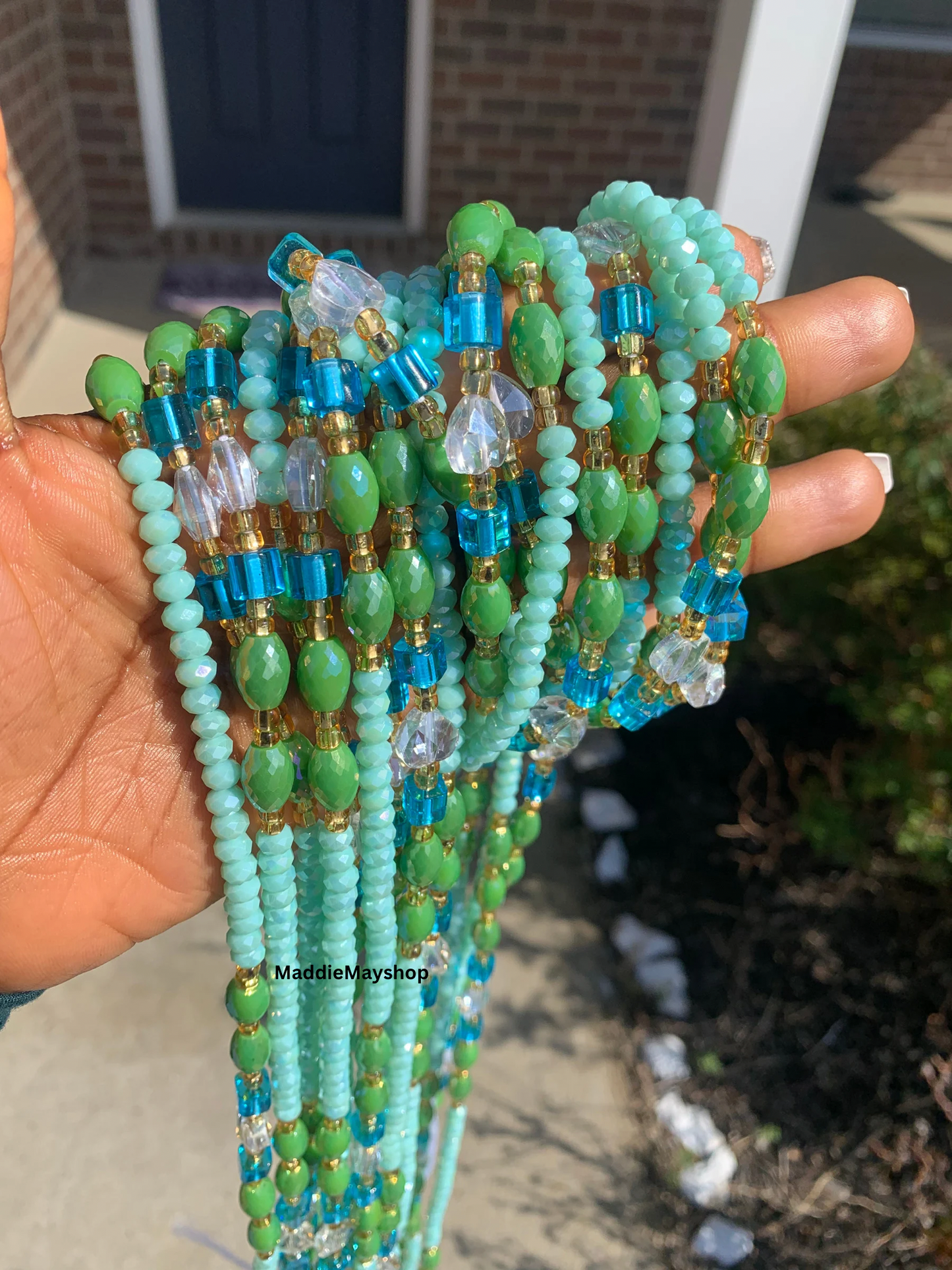 Joan ~ Crystal Waist Bead