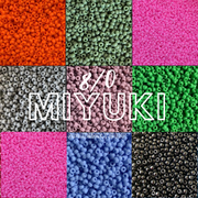 8/0 Miyuki Seed Beads, Opaque Colors- 3mm Glass Seed Beads For Jewelry Making, DIY Waist beads, Bracelet Necklace Earrings 10grams