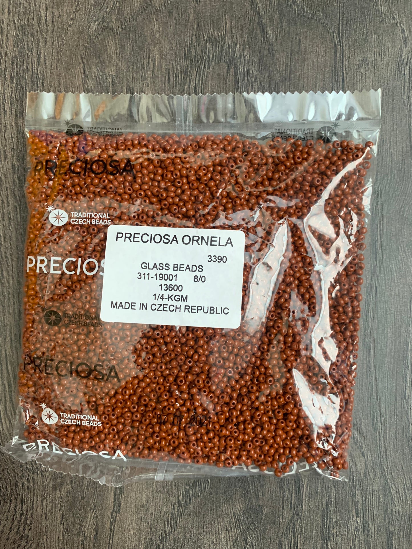 250grams Preciosa Czech Beads 8mm