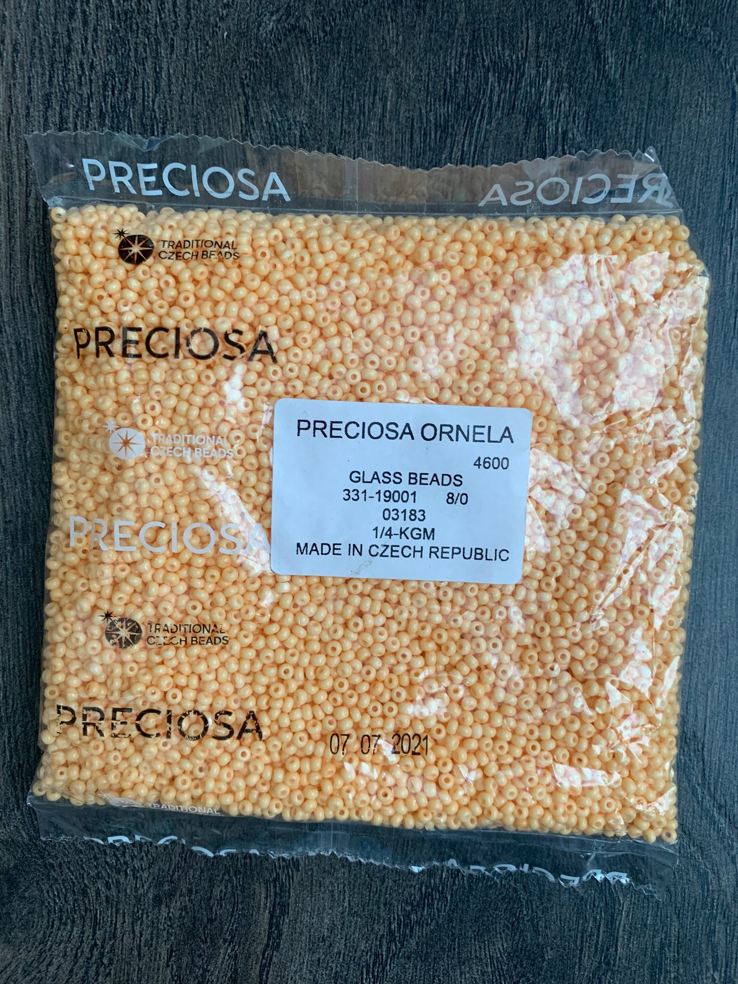 250grams Preciosa Czech Beads 8mm