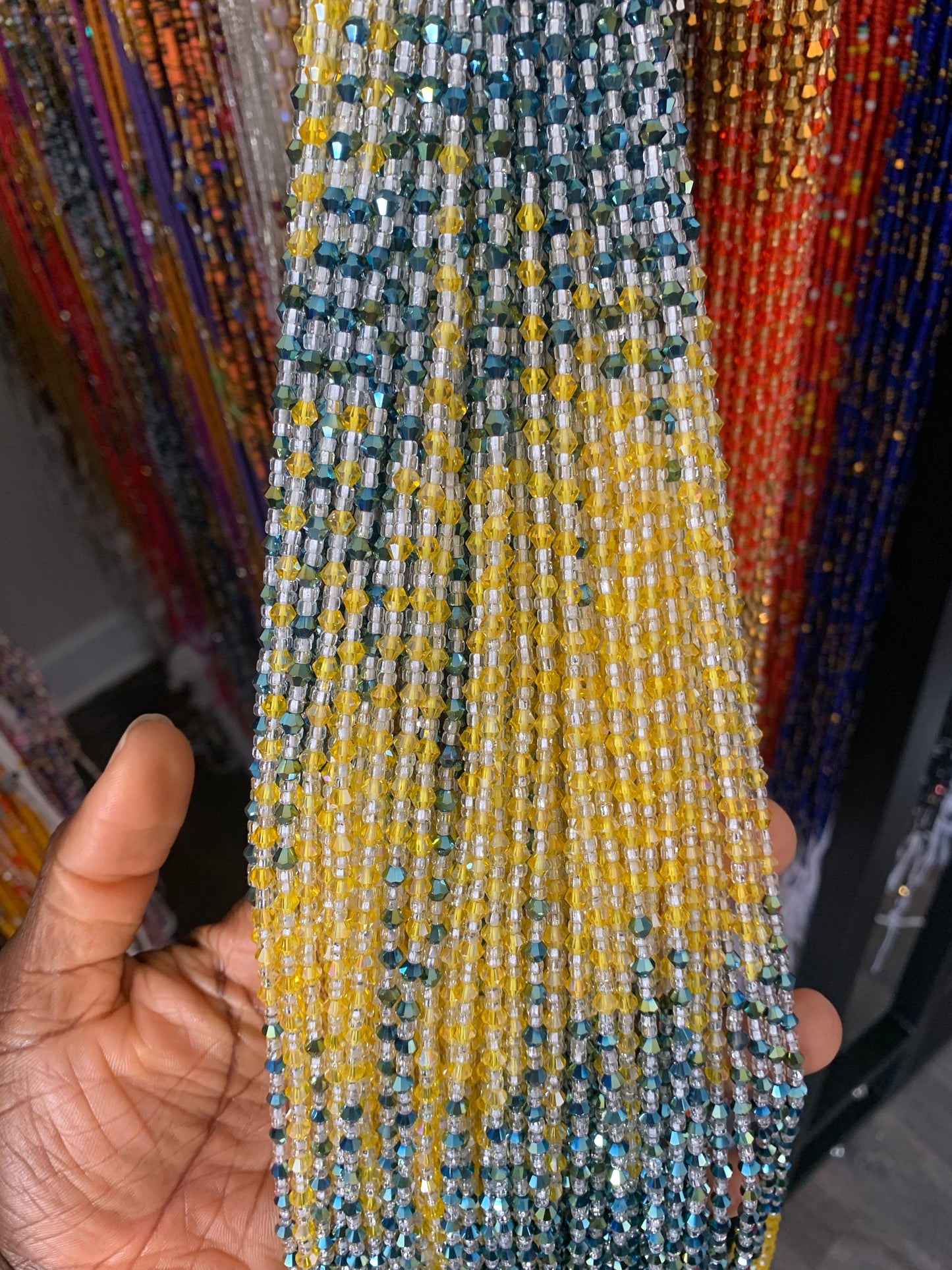 Wholesale Crystal Waist Beads 40”-50”