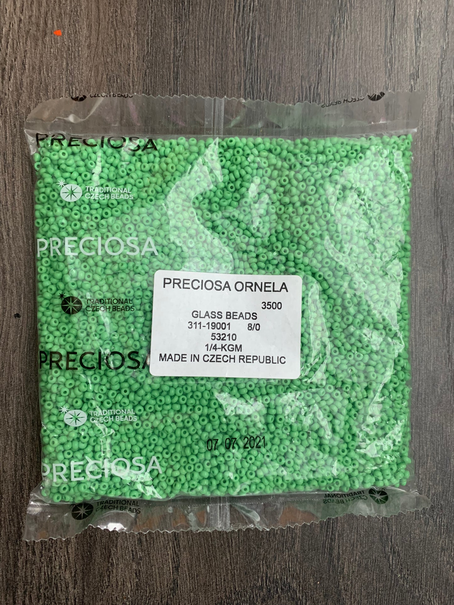 250grams Preciosa Czech Beads 8mm