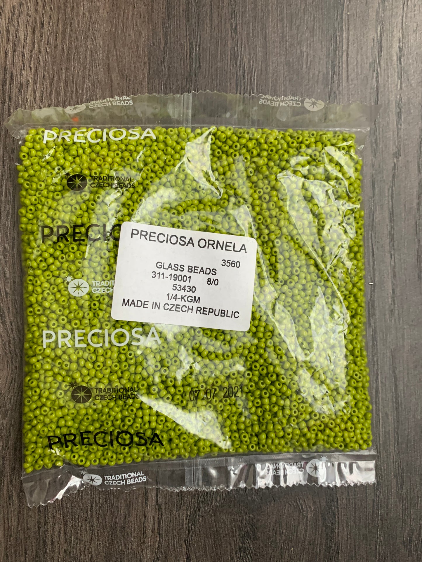 250grams Preciosa Czech Beads 8mm