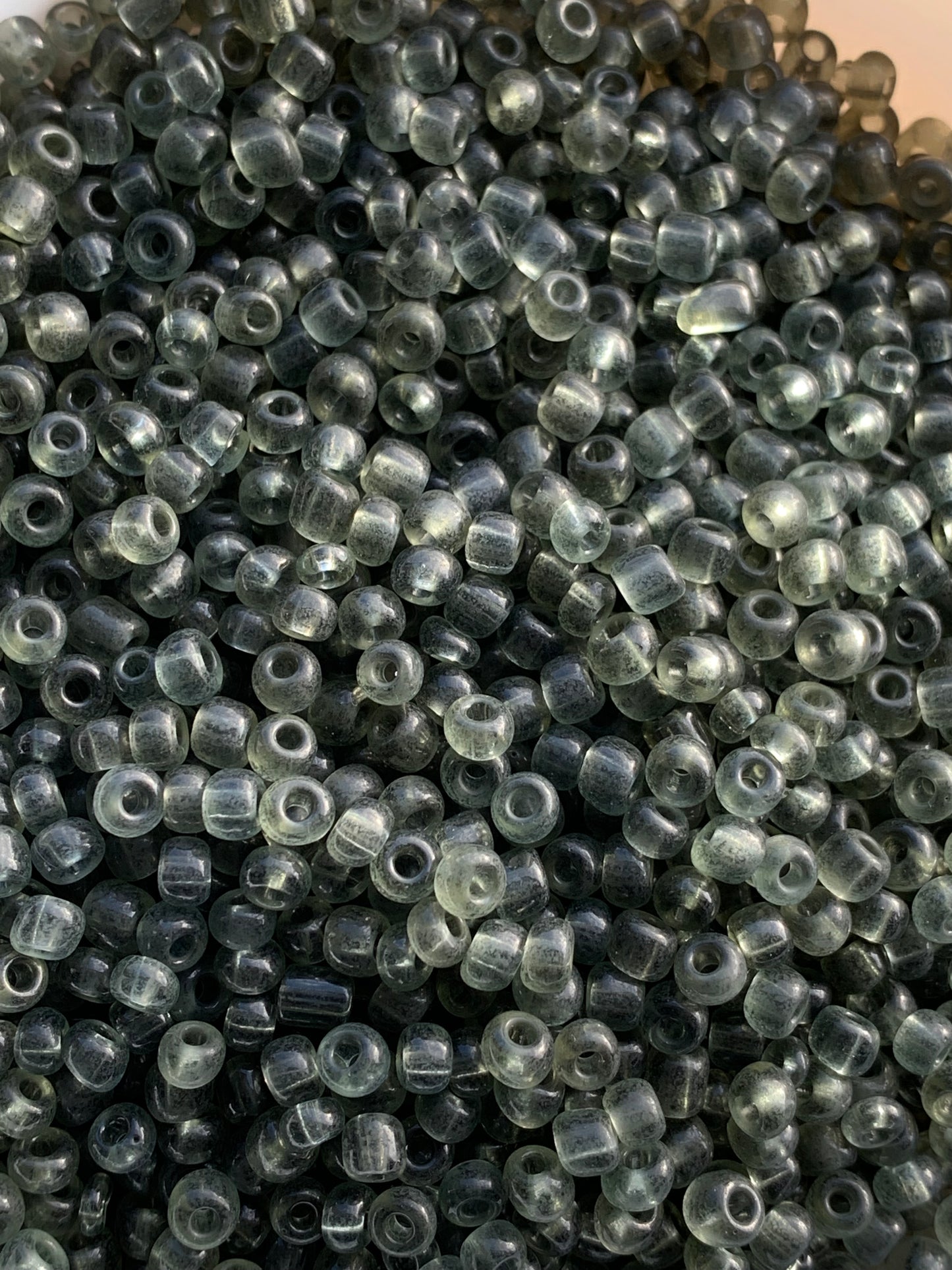 Black glass Seed Beads  Size 6/0 , 8/0, 12/0