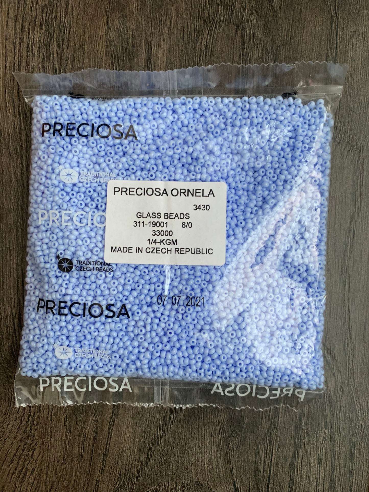 250grams Preciosa Czech Beads 8mm