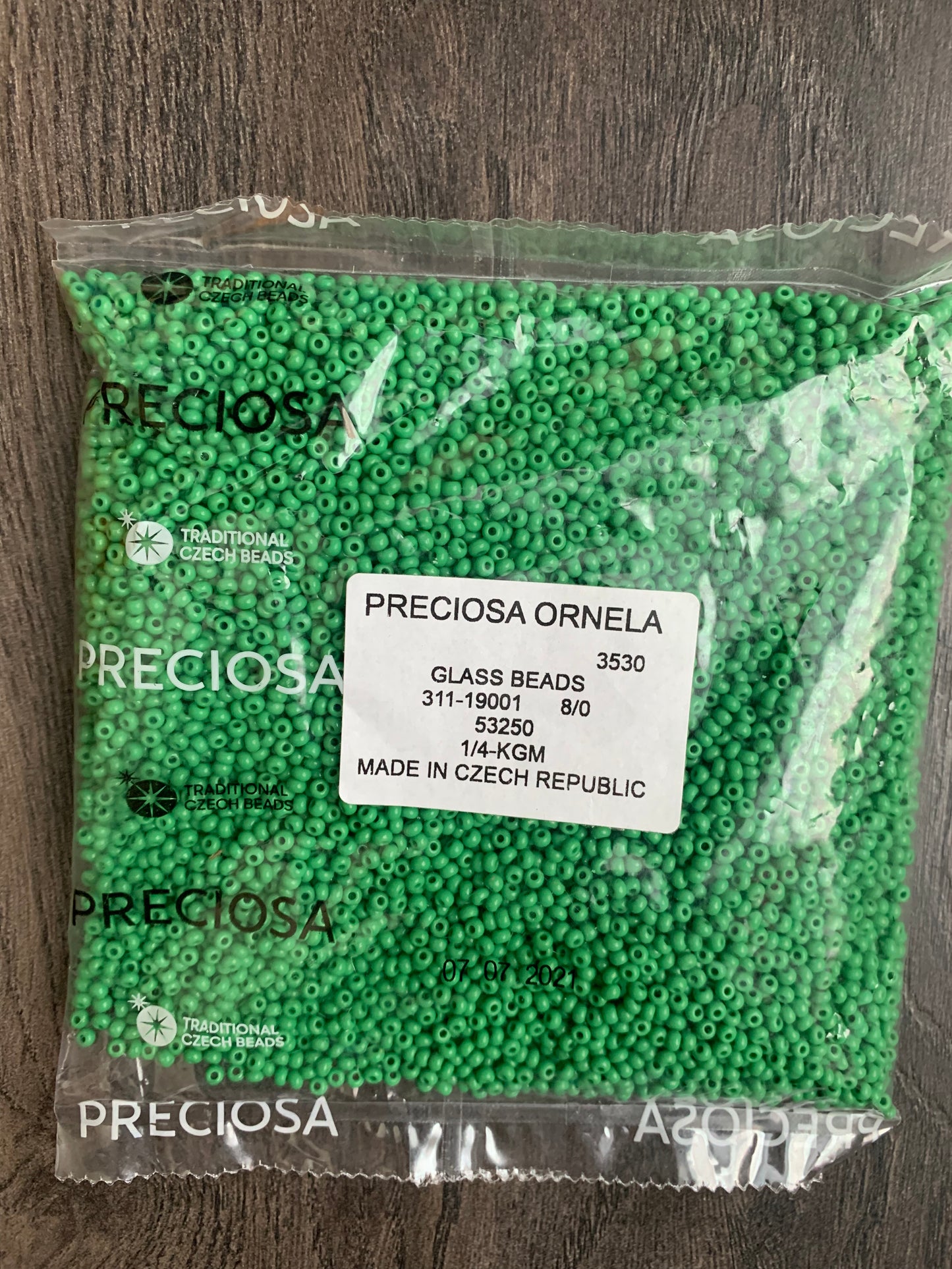 250grams Preciosa Czech Beads 8mm