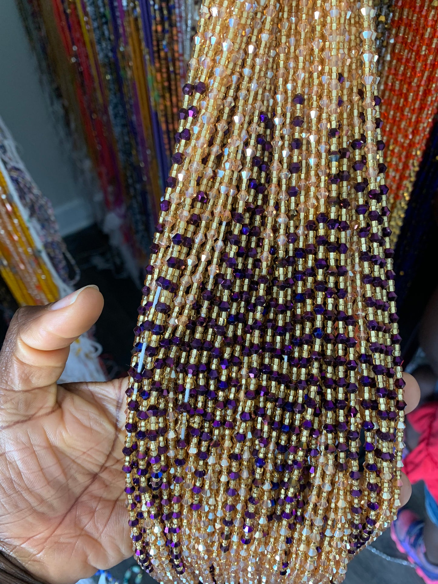 Wholesale Crystal Waist Beads 40”-50”