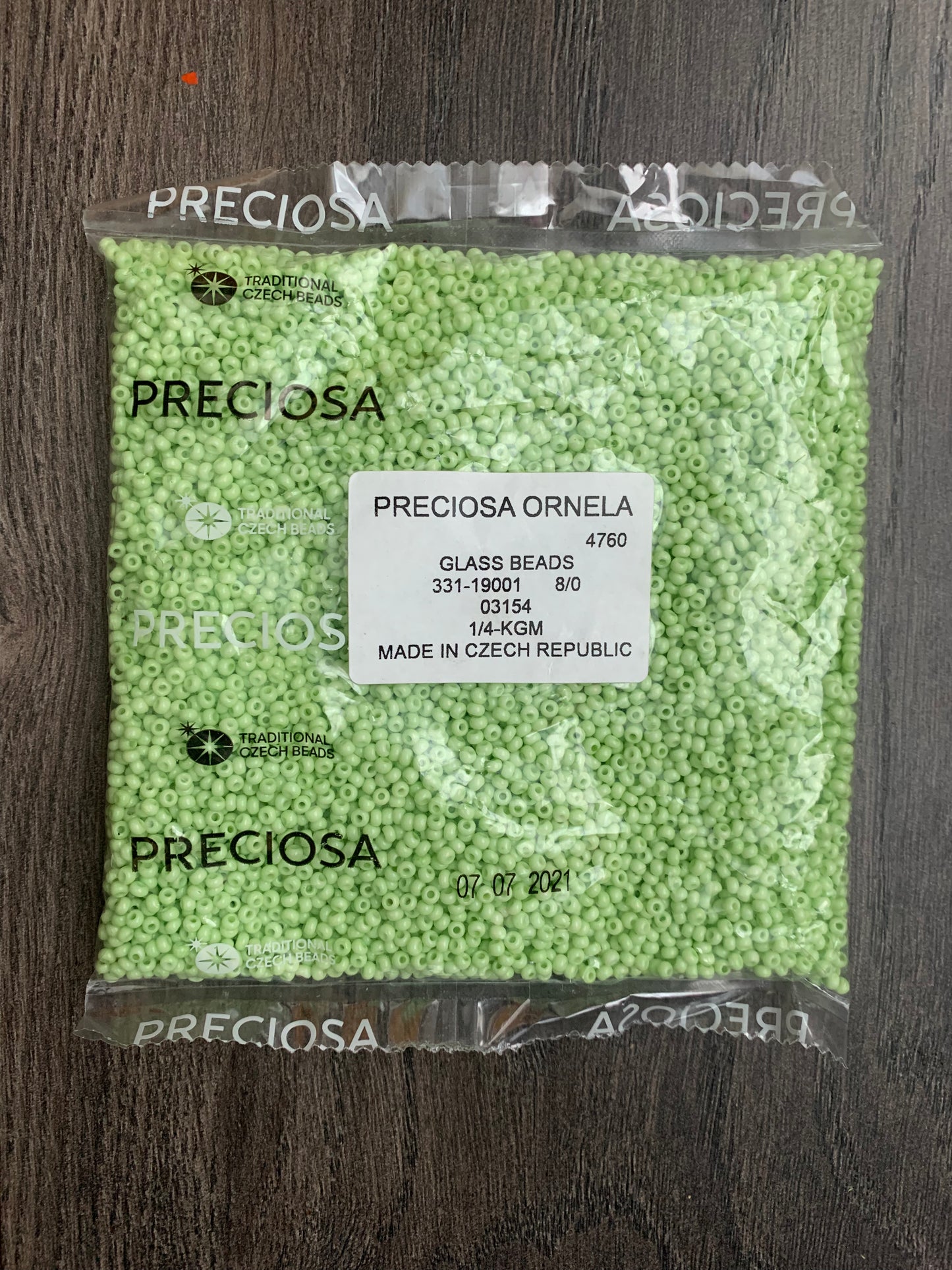 250grams Preciosa Czech Beads 8mm