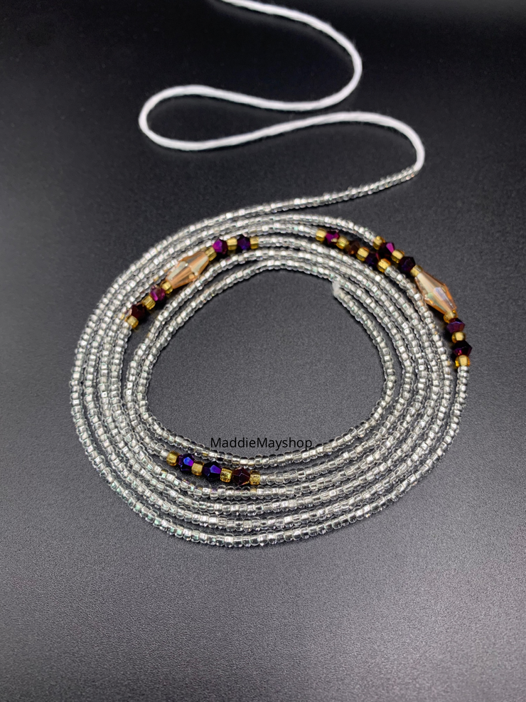 10 Pc Waist Beads Set, Bright colors