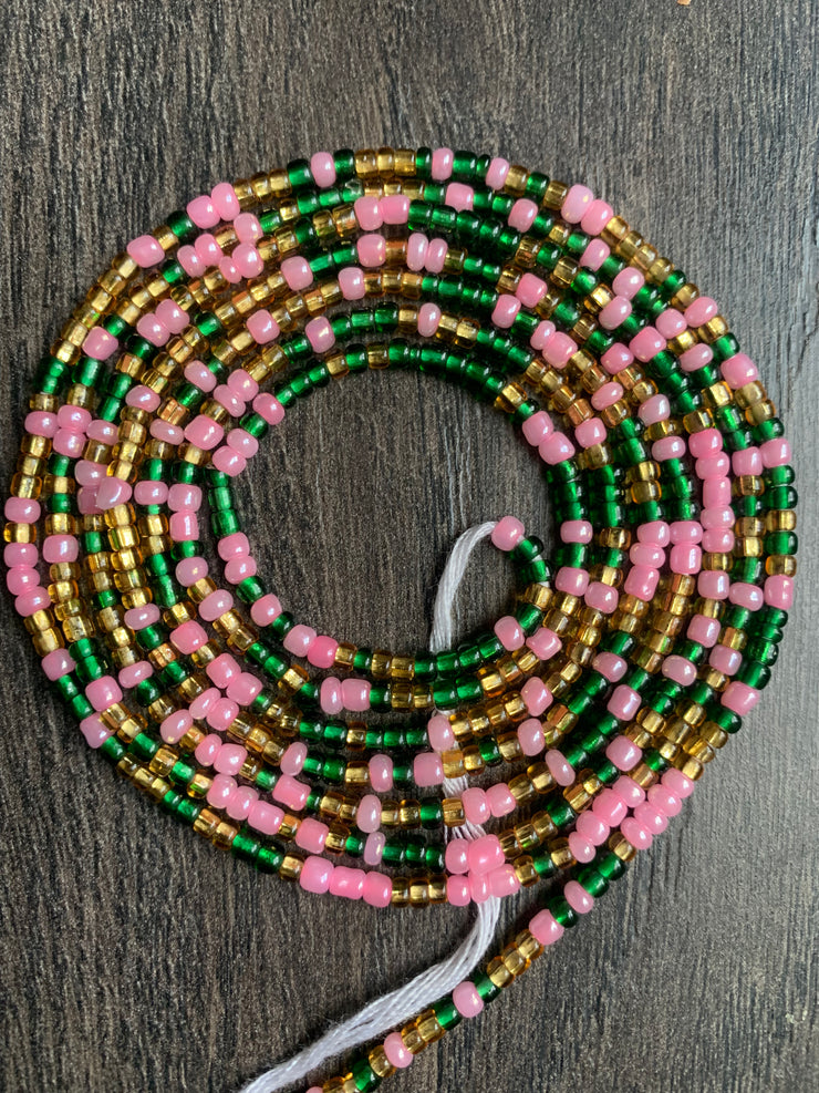 Pink waist beads hotsell