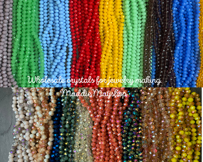 Wholesale 8mm Rondelles Crystals for Jewelry making