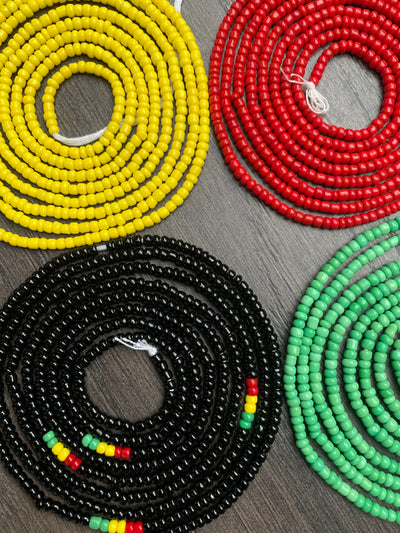 Rasta - 4 Pc Waist Beads Set