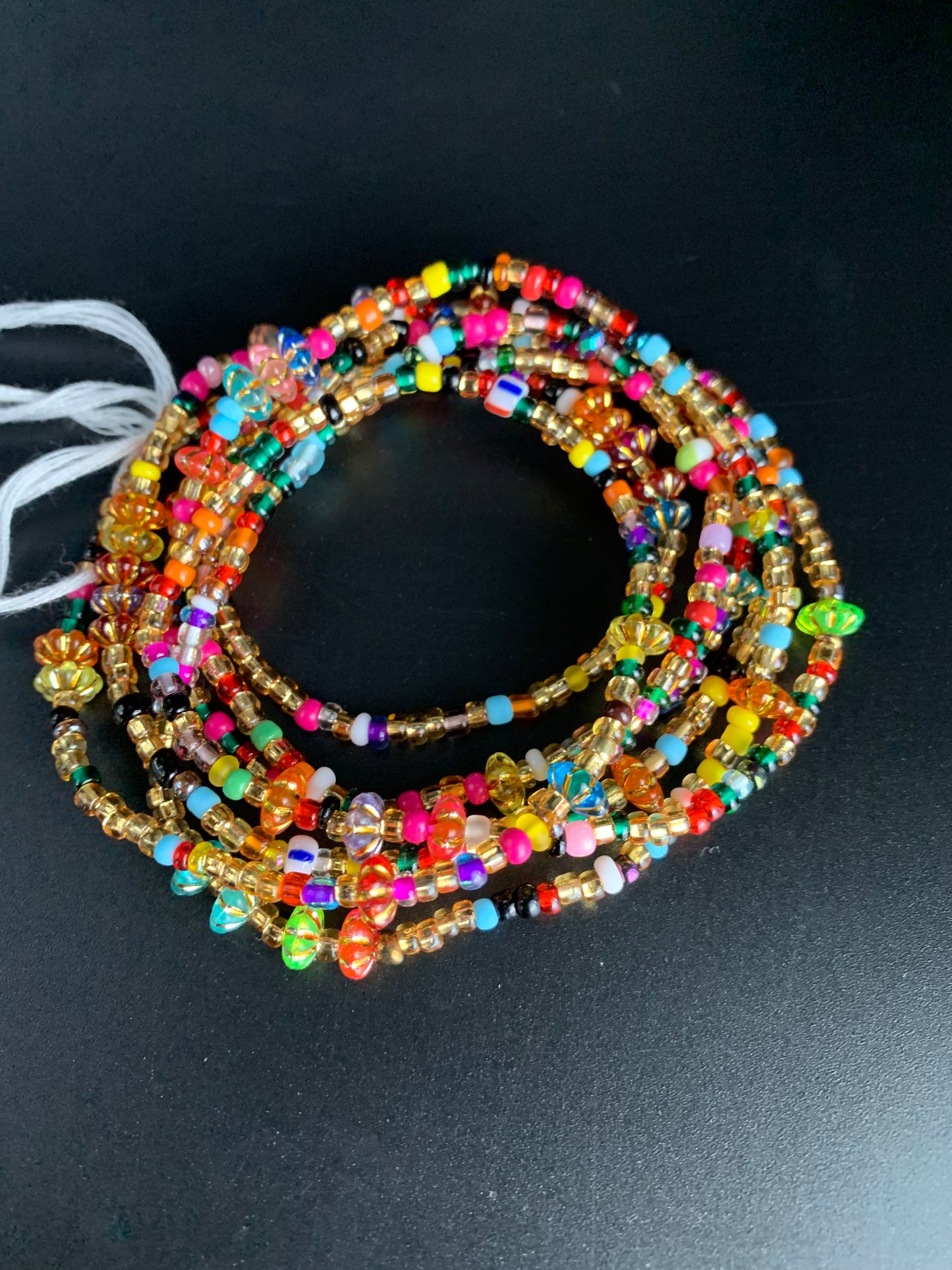 Lily~ Multi Colored Waist Bead
