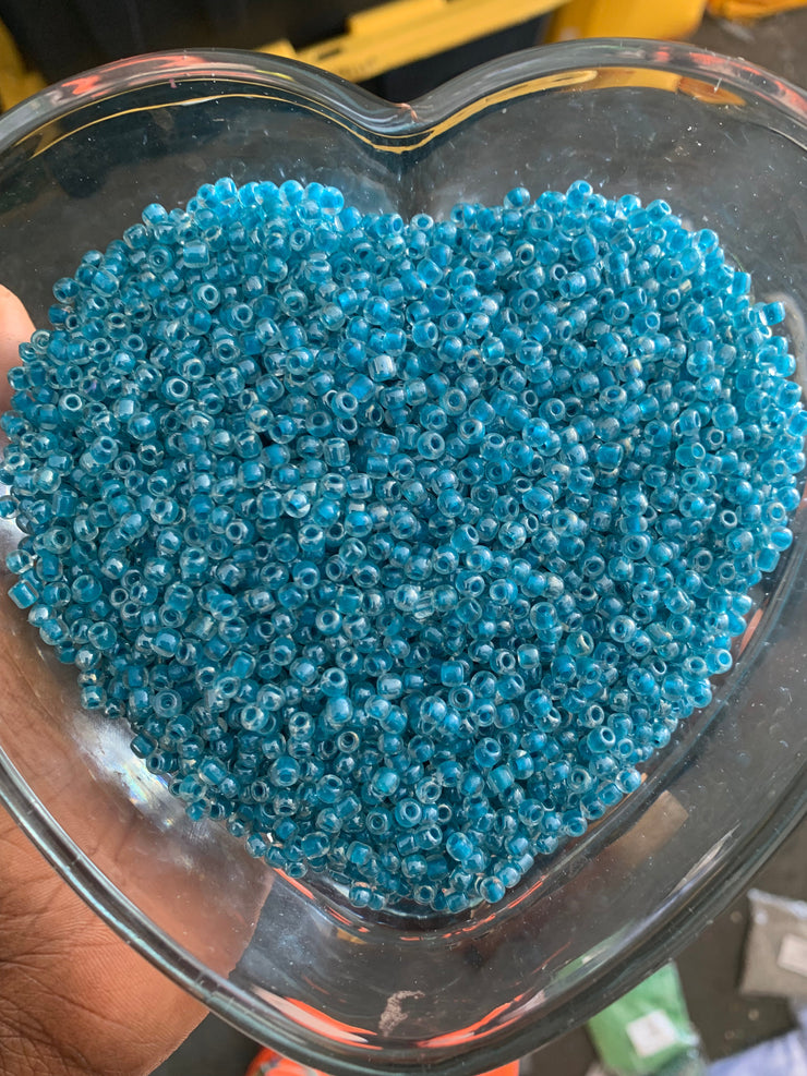 3mm- 8/0 Beads lot, Bulk beads, Glass Seed Beads Size 8/0, hole size 3.6mm, 20 different colors, 225 per bag, 4500grams or 9.9lbs