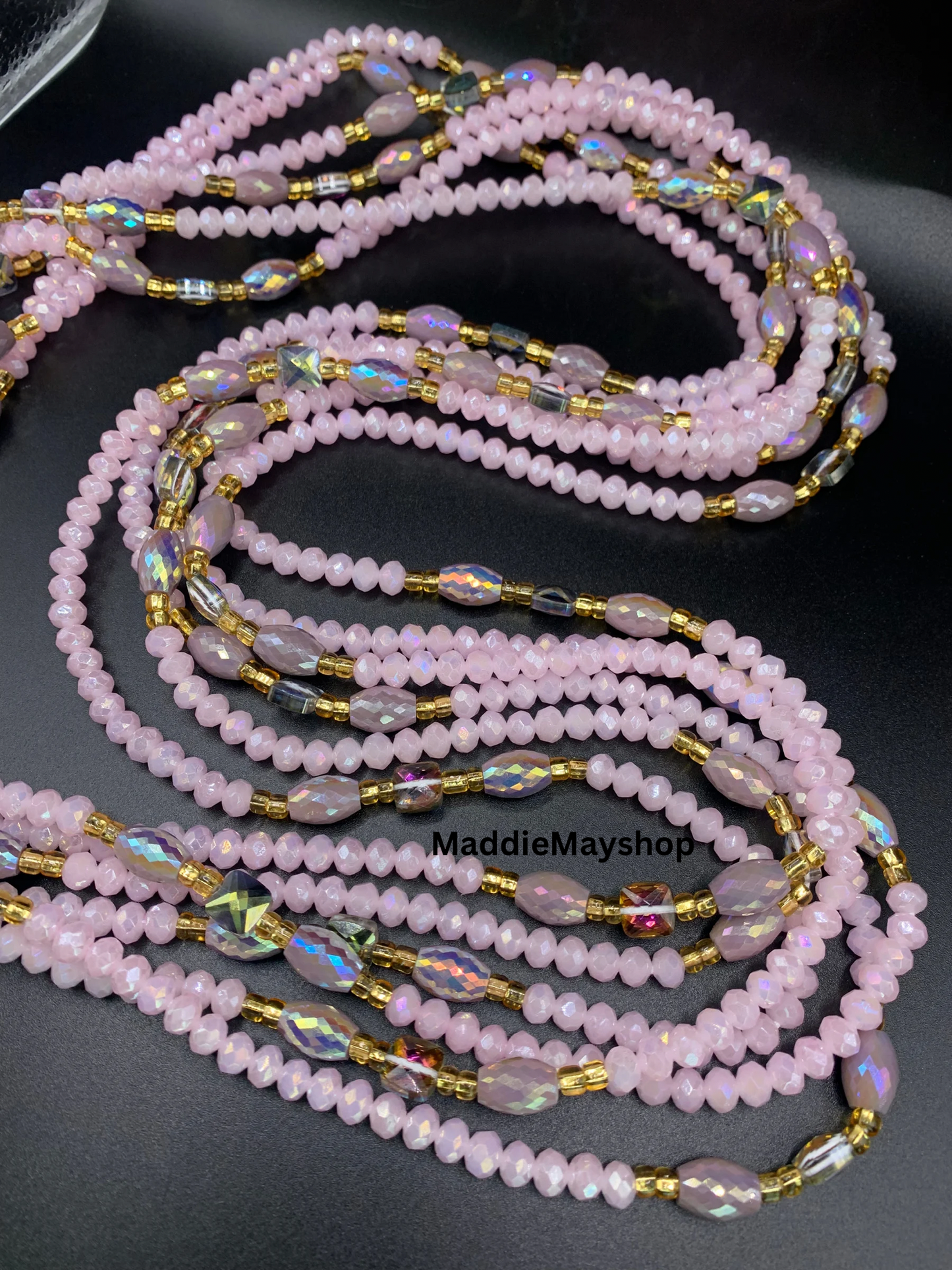 Jael ~ Crystal Waist Bead