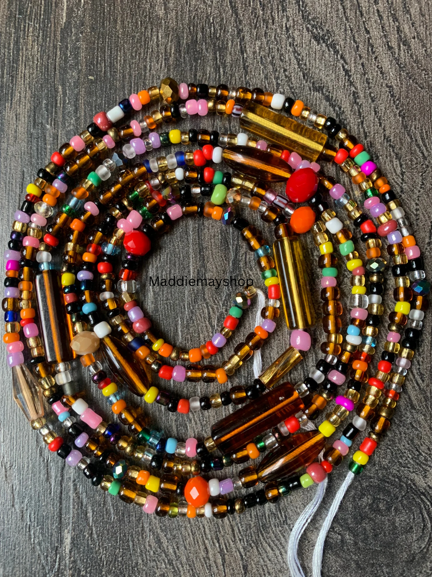 Autumn~ Waist Bead