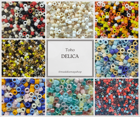 Delica beads, Toho Delica beads, Beads for jewelry making, 10grams