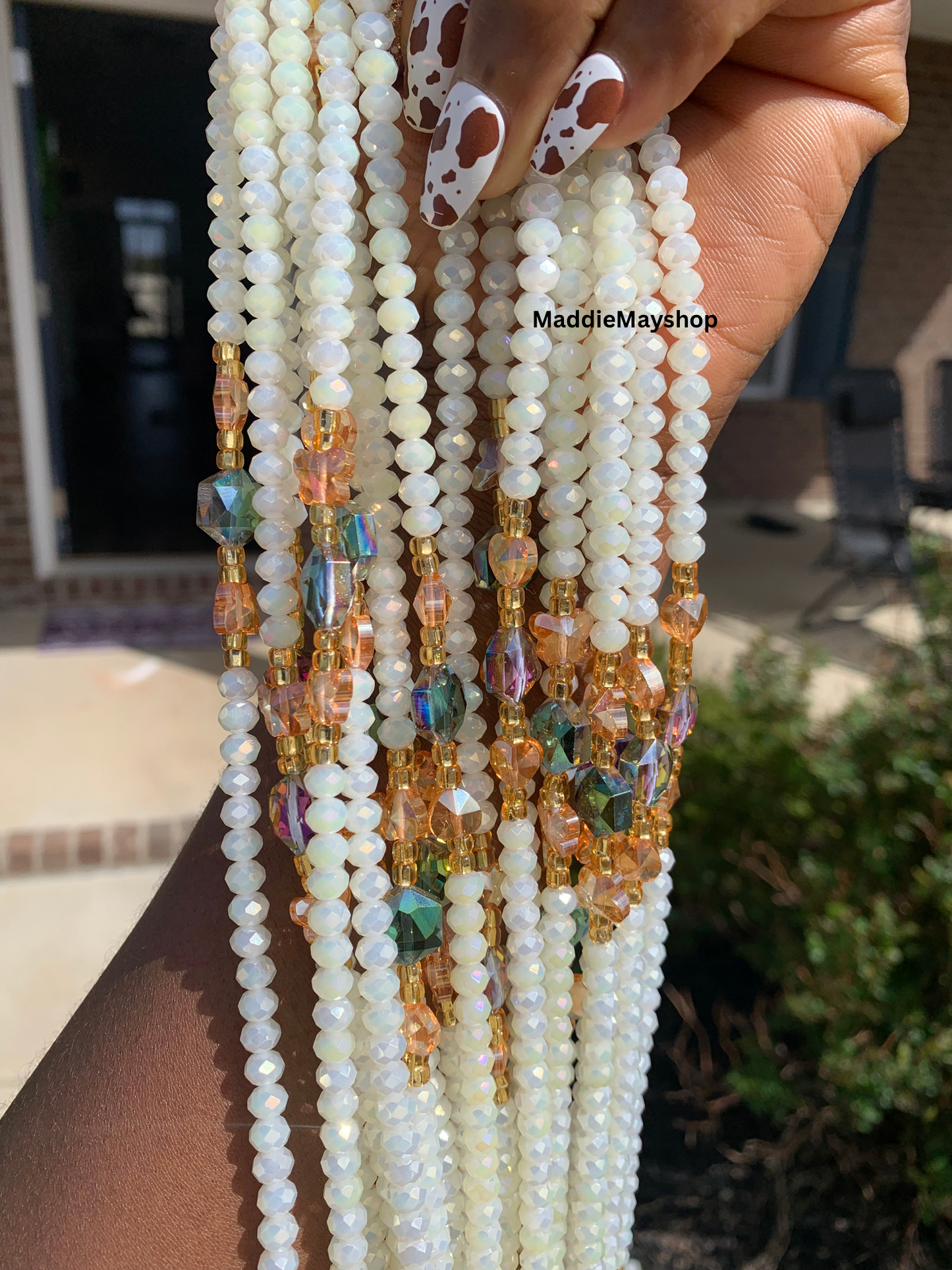 Janice ~ Crystal Waist Bead