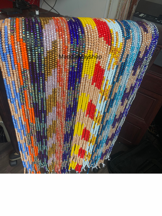 Wholesale Rondelles, Crystal Waist Beads