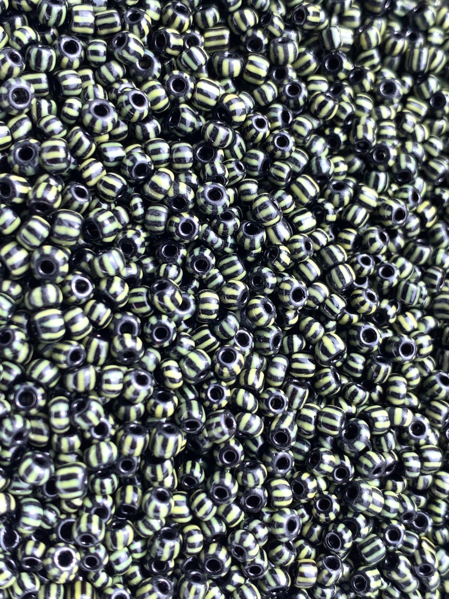 Chevron Beads, 8/0 Seed Beads, Glass Beads~ Mixed Beads 20grams