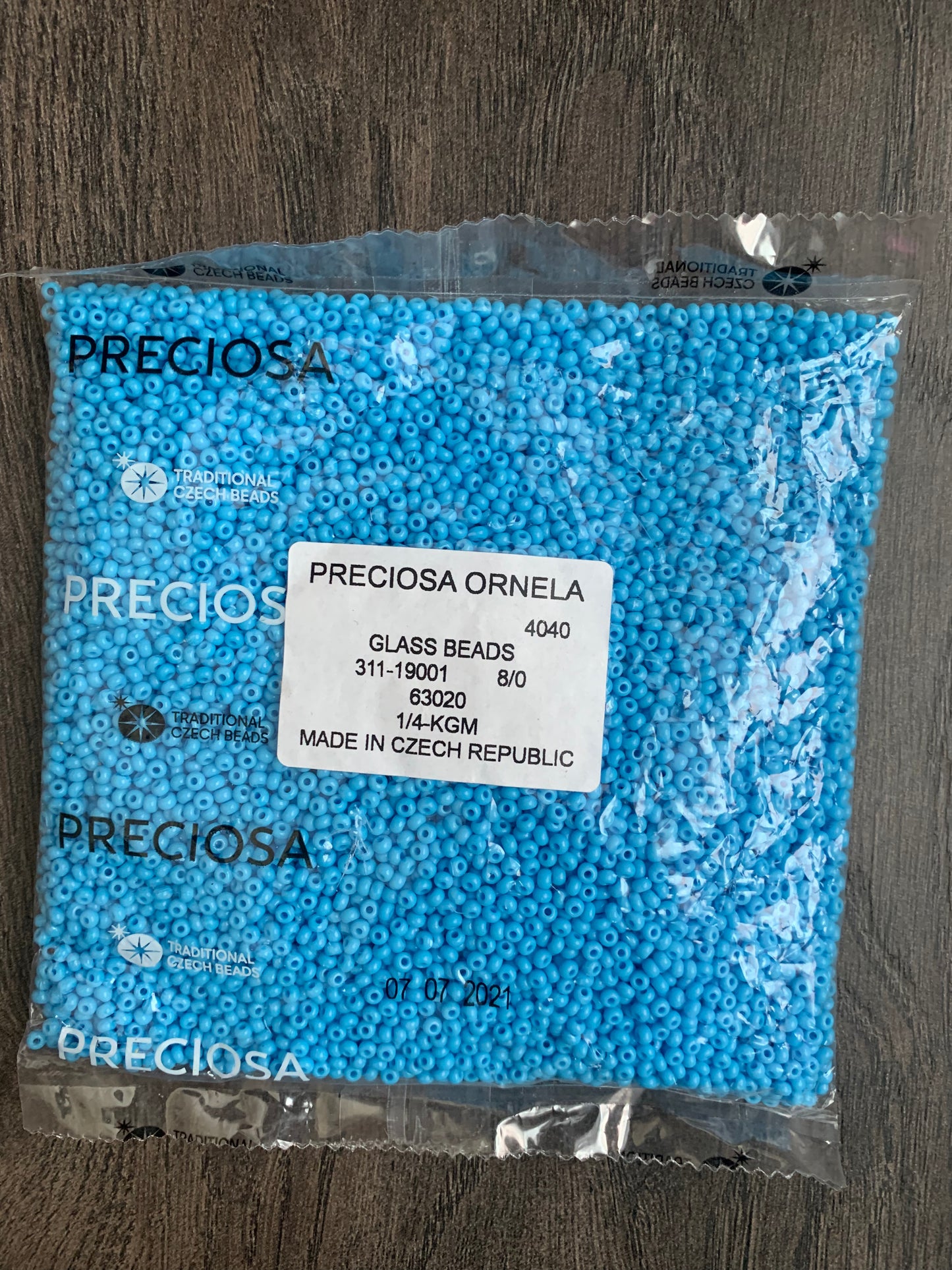 250grams Preciosa Czech Beads 8mm