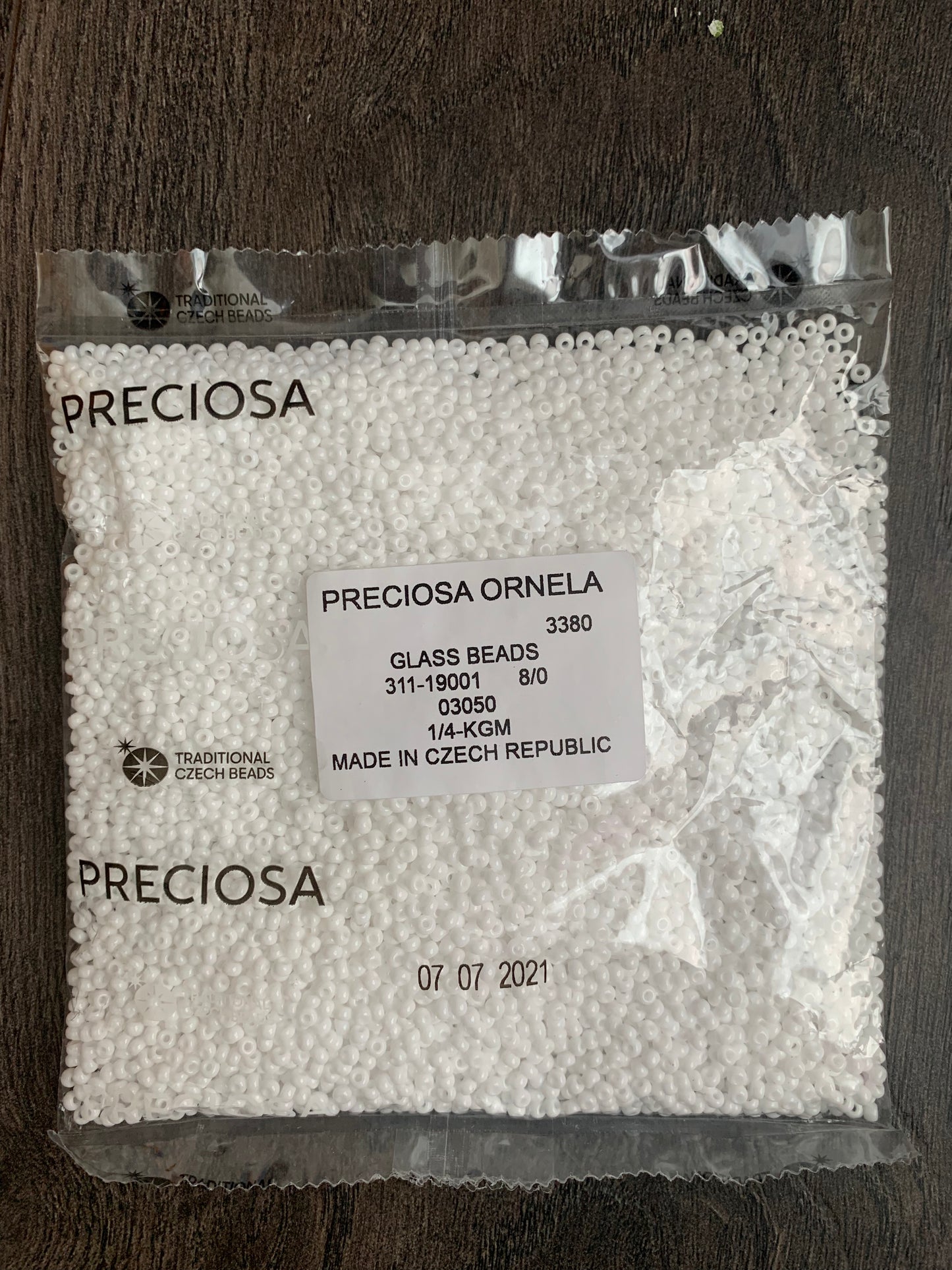 250grams Preciosa Czech Beads 8mm