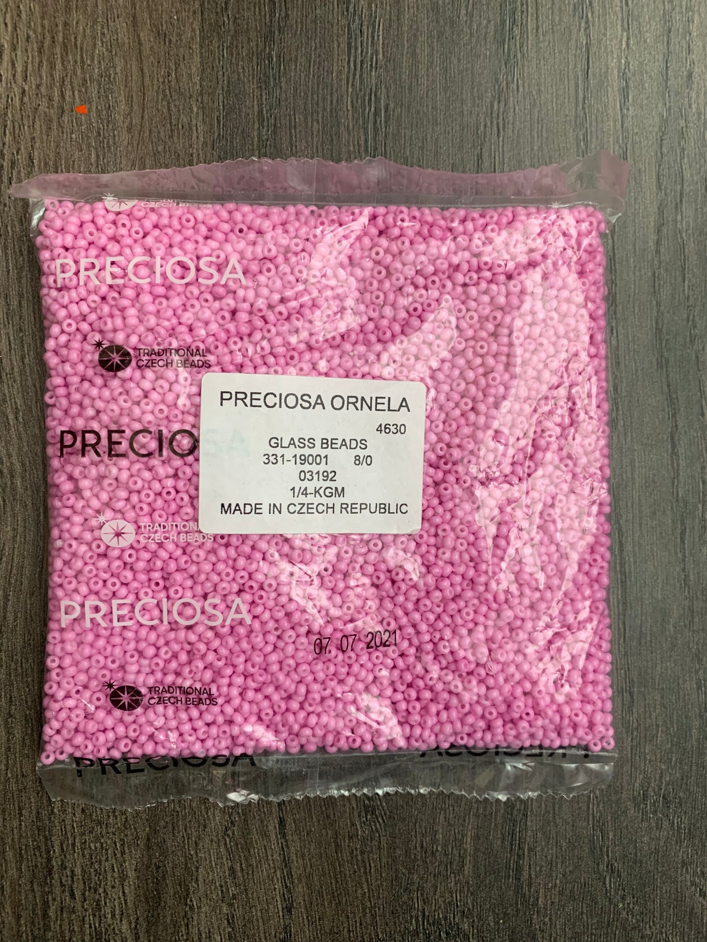 250grams Preciosa Czech Beads 8mm