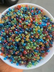 4mm- 6/0 Glass Seed Beads For Jewelry Making,  DIY Waist beads, Bracelet Necklace Earrings- 225