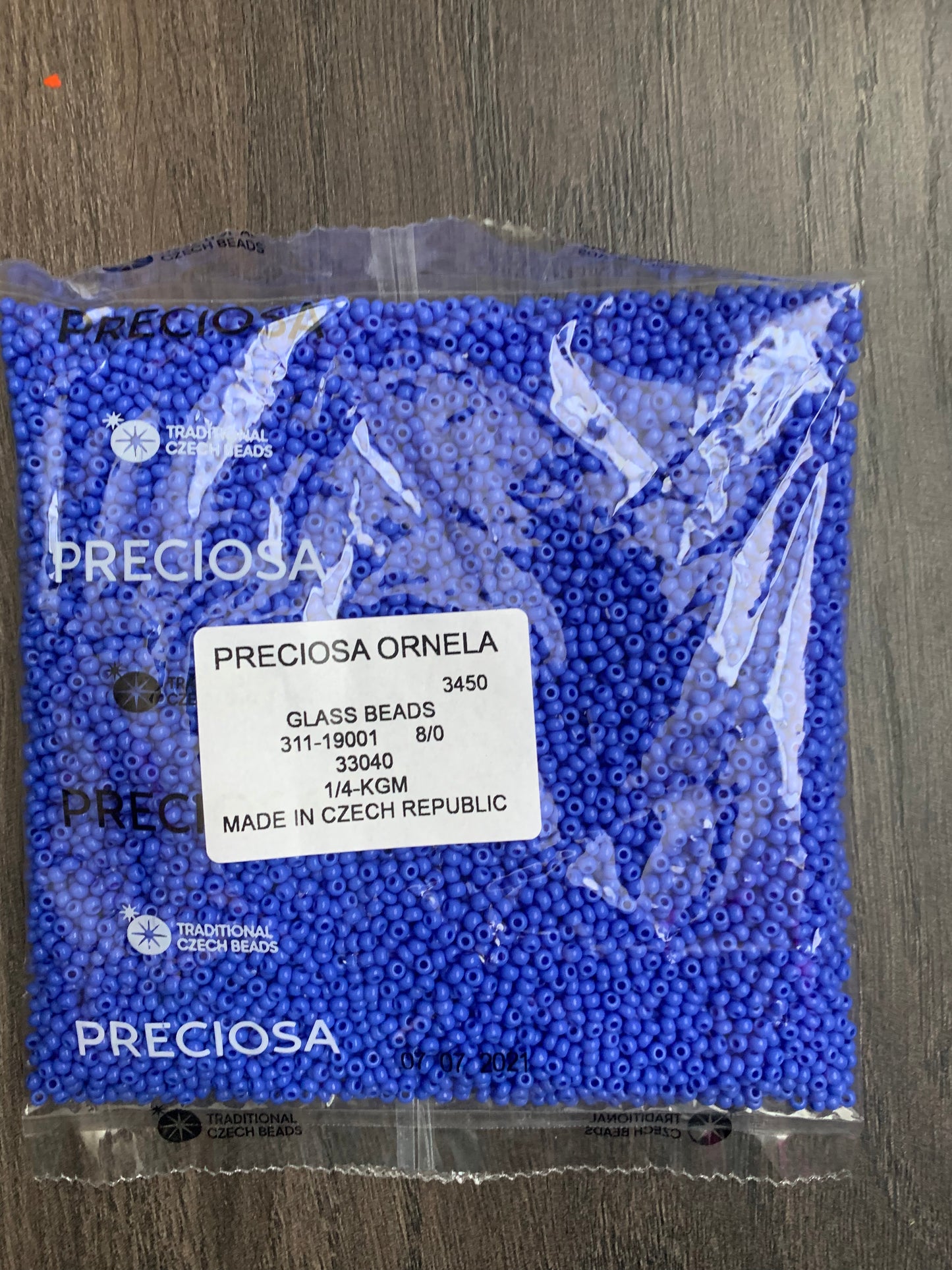 250grams Preciosa Czech Beads 8mm